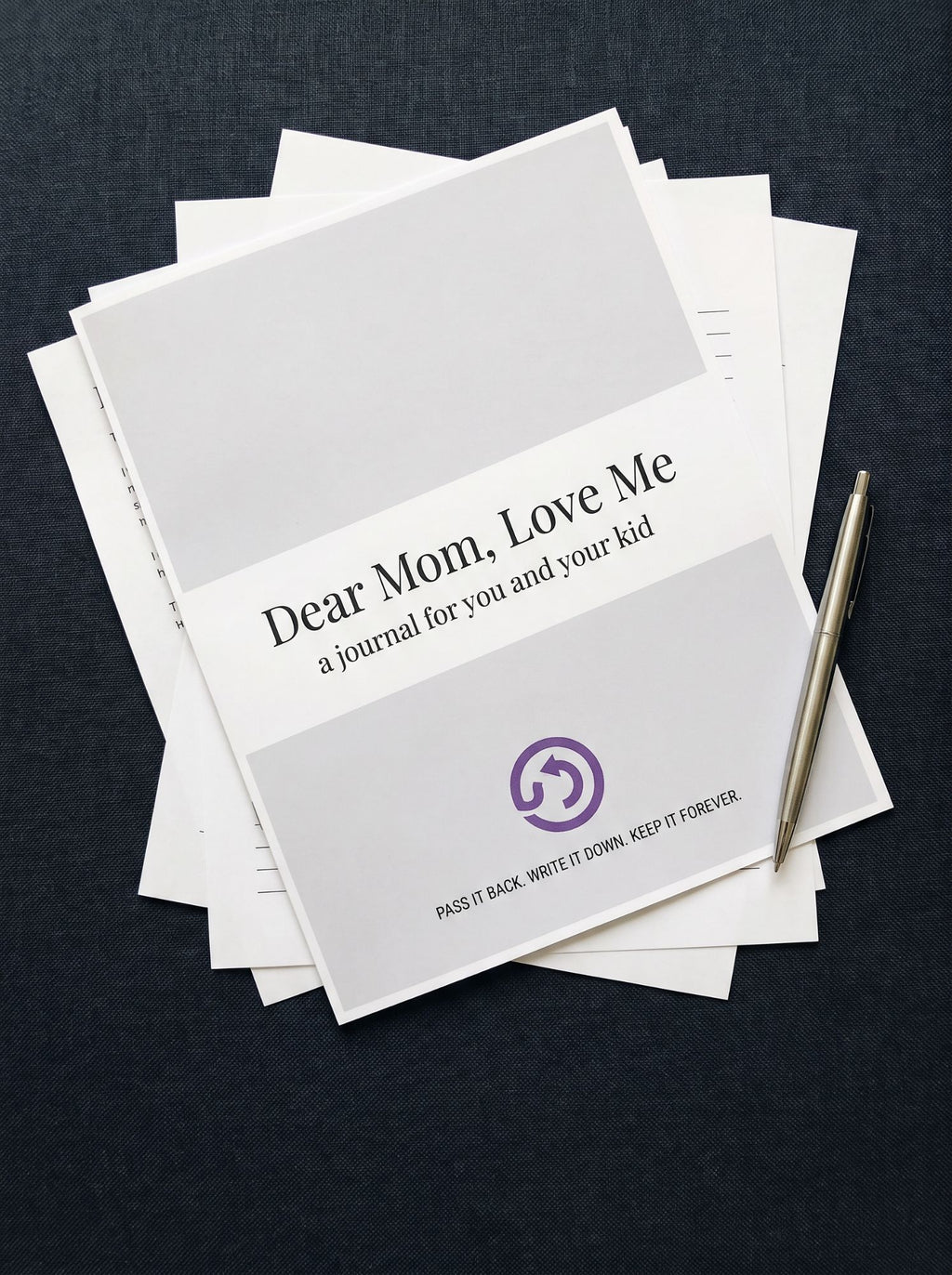 Dear Mom, Love Me printable PDF pages